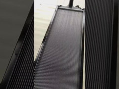 Semua Aluminium Fan Radiator Excavator E345D Transmisi Kasus Radiator 2302966 Kualitas Tinggi