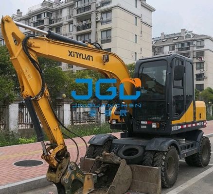 XYB75W-9 XYB75W-8T Excavator Glass Cab Depan Pintu Geser Bawah Di Sisi Belakang Lengan Kanan Kaca Tempered