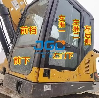FR225D 220E 260E 150E 170E Excavator Gigi Angin Depan Dorong Dan Tarik Kaca Jendela