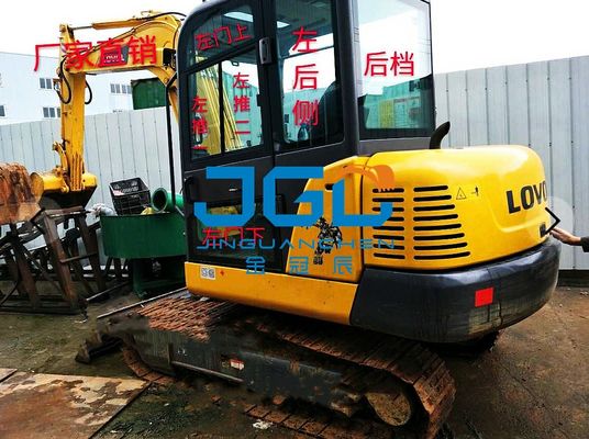 60D 60E2-H Excavator Kaca Kaca Depan Pintu Kiri Pintu Belakang Atas Dan Bawah