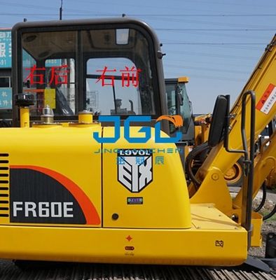 FR60E 65E 75 80E2/D Excavator Bagian Depan Dan Belakang Kaca Depan
