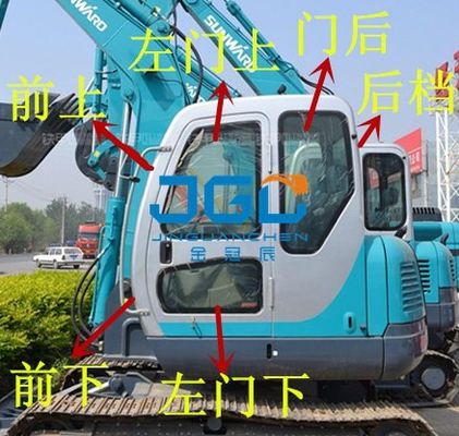 SWE70N9 Excavator Depan Dan Belakang Gir Kiri Dan Kanan Pintu Dan Jendela Di Atas Dan Di Bawah Kaca Depan