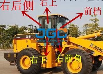 XG955 956 958 935 loader depan dan belakang kaca depan kiri dan kanan pintu dan jendela