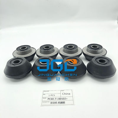 Excavator PC60-7 Diesel Engine Support Cushion Untuk 4D102 Engine Cushion