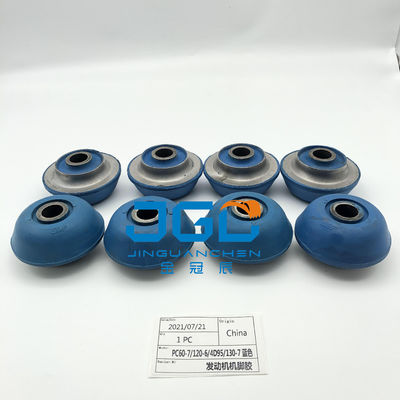 Kualitas tinggi Multiple Karet Mounts Mesin Excavator Bagian Mesin bantal Untuk PC60-7 PC120-6 4D95 PC130-7