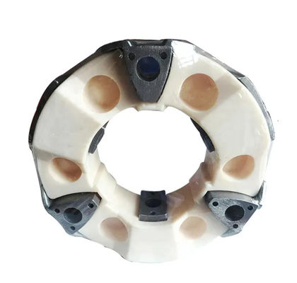DJF-3H Excavator Spline Shaft Rubber Coupling Untuk Mesin Diesel