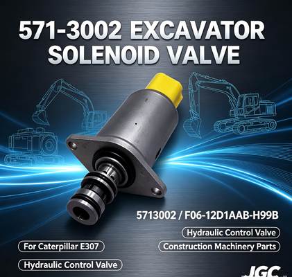Untuk 571-3002 5713002 Excavator E307 Hydraulic Solenoid Valve F06-12D1AAB-H99B