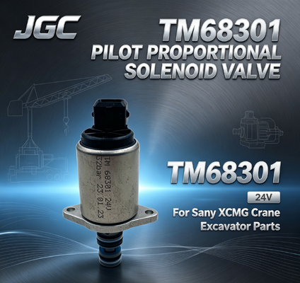 STAR ZEBRA TM68301 Bagian Excavator New Thomas Pilot Proporsional Solenoid Valve untuk Sany XCMG Crane 24V untuk Industri Ritel