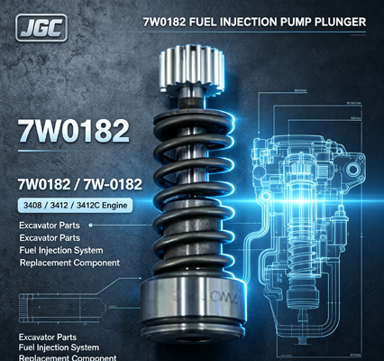 7W-0182  Suku Cadang Excavator Baru Pompa Injeksi Bahan Bakar Plunger Cocok untuk Mesin Excavator 3408 3412 3412C