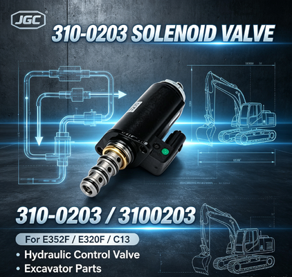 310-0203 3100203 EXCAVATOR SOLENOID VALVE untuk E352F E320F C13 HYDRAULIC SOLENOID VALVE