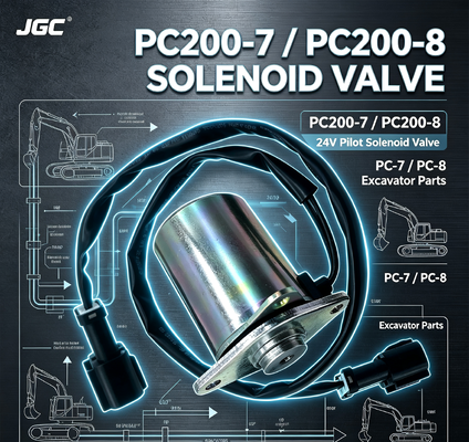 PC-7 PC-8 Bagian Excavator untuk PC200-7 PC200-8 Solenoid Valve Pilot Solenoid Valve 24V