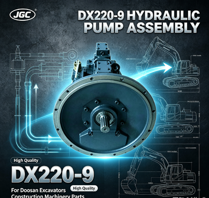 DX220-9 Kualitas tinggi gaya lama Hydraulic Pump Assembly untuk Doosan Excavators Bagian Mesin Konstruksi