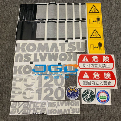 Komatsu Excavator Seluruh Mesin Tubuh Stiker PC60-6 PC70-6 PC90-6 PC200-6 PC300-6