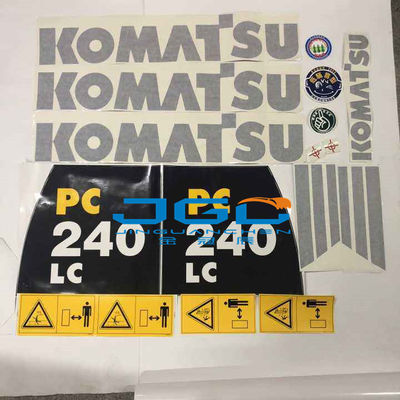 PC130 PC160 PC200 PC240 PC360 Suku Cadang Excavator Seluruh Mesin Tubuh Stiker