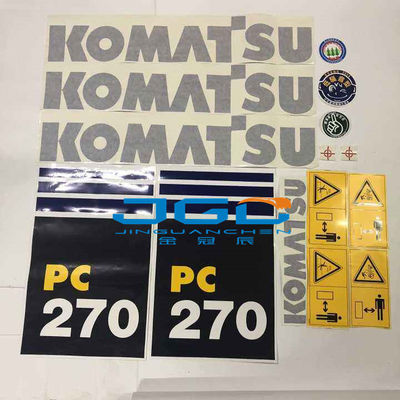 PC130 PC160 PC200 PC240 PC360 Suku Cadang Excavator Seluruh Mesin Tubuh Stiker