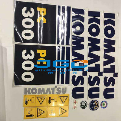 PC130 PC160 PC200 PC240 PC360 Suku Cadang Excavator Seluruh Mesin Tubuh Stiker