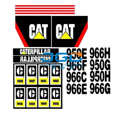 Stiker Kustom Suku Cadang Excavator Pengontrol 306