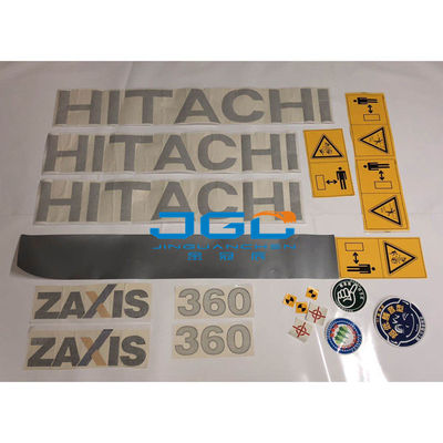 Zax70 ZAX120 Suku Cadang Excavator ZAX200 ZAX230 ZAX270 ZAX330 ZAX400 ZAX470-3 -6 Seluruh Bodi Mobil Stiker