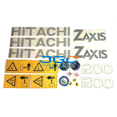 Zax70 ZAX120 Suku Cadang Excavator ZAX200 ZAX230 ZAX270 ZAX330 ZAX400 ZAX470-3 -6 Seluruh Bodi Mobil Stiker