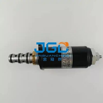Penggantian mekanis Suku cadang hidrolik SK200-6 Excavator solenoid valve G24DB40