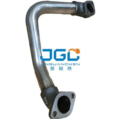 SK200-8 J05E Komponen Mesin Excavator EGR Cooler Intake Pipe Iron VH173081330A