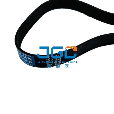 8PK1230 Alternator Cooling Fan Belt Excavator Suku Cadang Belt 6743-61-3710 Untuk Excavator PC300-7