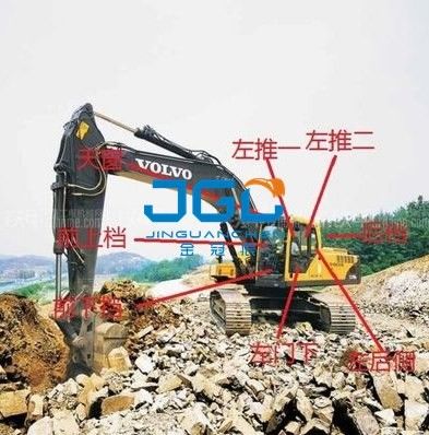 EC120Blc 140B Excavator Pintu Depan Dan Belakang Dan Jendela Kaca Laminasi Kiri Dan Kanan