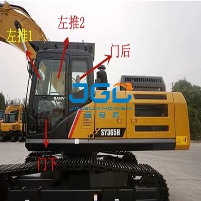 Excavator 135C-8 135C-9 215C-9 365H Front Gear Downgear Sliding Door Kaca Lengan Kanan