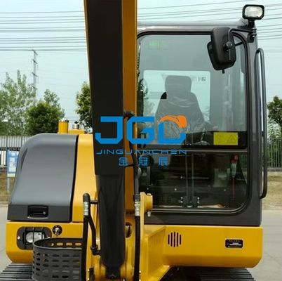 XE60D Ekskavator Kaca Depan Depan Bawah Pintu Skylight Lengan Kanan Kaca Tempered