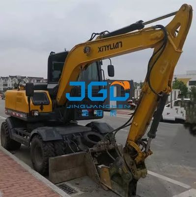 XYB75W-9 XYB75W-8T Excavator Glass Cab Depan Pintu Geser Bawah Di Sisi Belakang Lengan Kanan Kaca Tempered