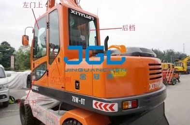 Kaca Ekskavator 65-8 75-8 Stop Depan Depan Pintu Bawah Pintu Kaca Langit Belakang Bawah Kaca Stop Belakang