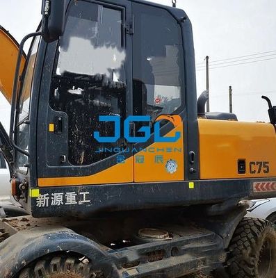 Kaca Excavator C75W Cab Front Gear Kaca Pintu Mobil Dan Jendela Belakang Seluruh Kendaraan Kaca Tempered
