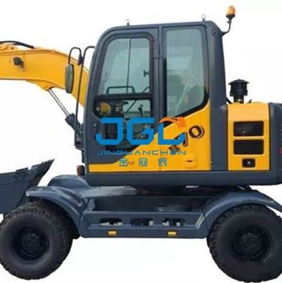 Excavator B70 Angin Depan Push Up And Down Sisi Belakang Kaca Tempered Di Bawah Pintu Jendela