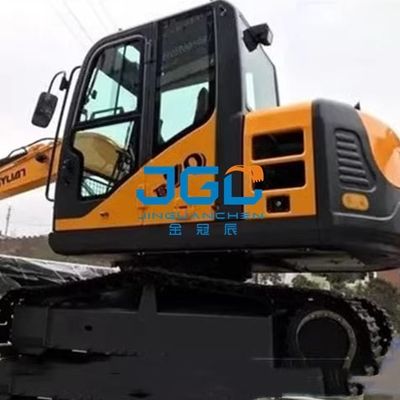 Excavator B70 Angin Depan Push Up And Down Sisi Belakang Kaca Tempered Di Bawah Pintu Jendela