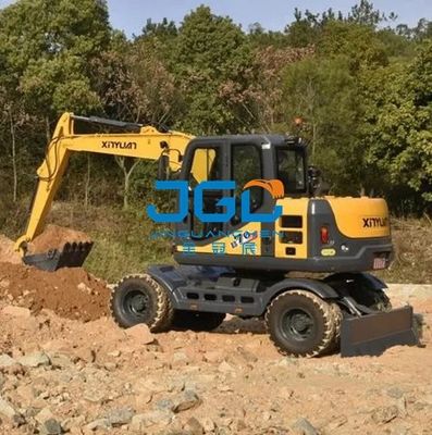 Excavator B70 Angin Depan Push Up And Down Sisi Belakang Kaca Tempered Di Bawah Pintu Jendela