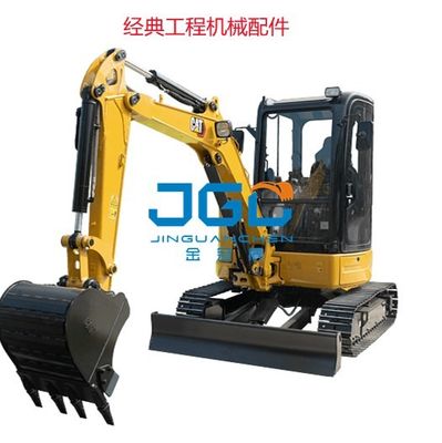 303C 303.5E2 Excavator Gigi Angin Depan Dorong Kanan Dan Tarik Gigi Belakang Kaca yang Dikeraskan