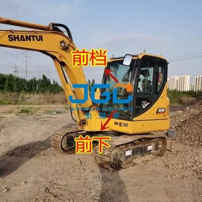 SE60-9 SE60 Ekskavator Gigi Angin Depan Pintu Kiri Jendela Geser Gigi Belakang Lengan Kanan Kaca Tempered