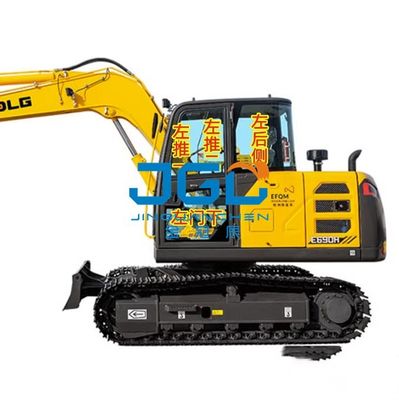 E690H/635/655/675/685 Ekskavator Kaca Depan Sisi Belakang Tekuk Lengan Kanan Skylight