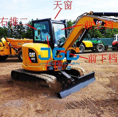 305.5 306E 308E2 Excavator Skylight Kaca Depan Kaca Jendela Kanan Atas Dan Bawah Gigi Belakang