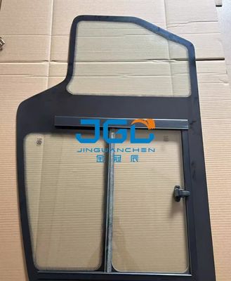 75S-9 75X Excavator Glass Whole Door Glass Dengan Fitting Integral Jendela Kecil