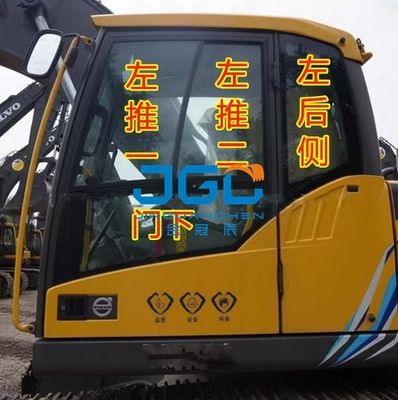 EC120D 140D 200D 210D 220D Excavator Kaca Depan Excavator Pintu Dan Kaca Jendela