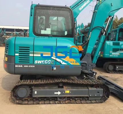 SWE60E 70 80 90 100 Excavator Kaca Depan Kaca Depan Jendela Geser Pintu Atas Dan Bawah