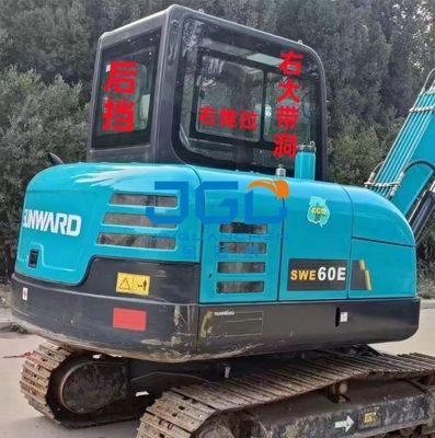 SWE60E 70 80 90 100 Excavator Kaca Depan Kaca Depan Jendela Geser Pintu Atas Dan Bawah