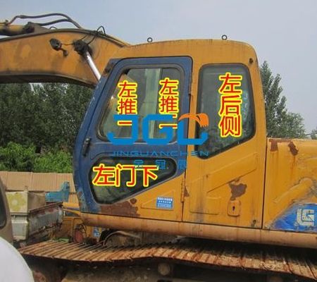 LG220C 230-3 Ekskavator Kaca Depan Pintu Geser Jendela Kanan Belakang Sisi Belakang Kaca Tempered