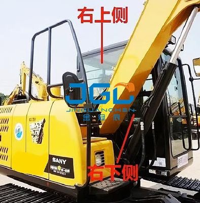 60D 60E2-H Excavator Kaca Kaca Depan Pintu Kiri Pintu Belakang Atas Dan Bawah