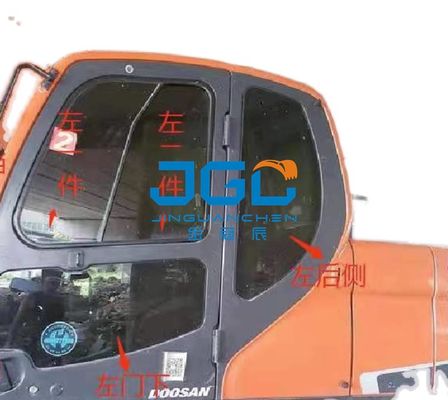 DX225-9C 75 260 Lengan Kanan Excavator Glass Jendela Sliding Gear Angin Depan Ditempa