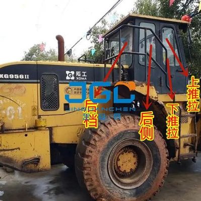 XG956-2 958 Loader Glass Pintu Depan Geser Jendela Di Sisi Belakang Kaca Depan Kaca Dikeraskan