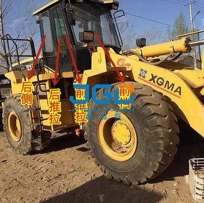 XG956-2 958 Loader Glass Pintu Depan Geser Jendela Di Sisi Belakang Kaca Depan Kaca Dikeraskan
