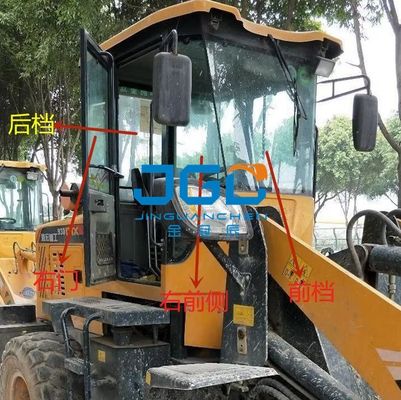 CTX928 930 918 Loader Kaca Bagian Depan Kiri Dan Kanan Pintu Bagian Atas Dan Bawah Bagian Belakang Bagian Belakang Kaca Tempered