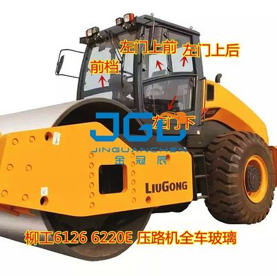 Road Roller LG6126 6220E 6122E Pintu Gigi Depan Pintu Gigi Belakang Bawah Kaca Tempered Belakang